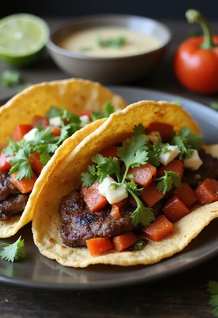 26 Steak Taco Recipes That Bring the Heat - 22. Smoked Paprika Steak Tacos