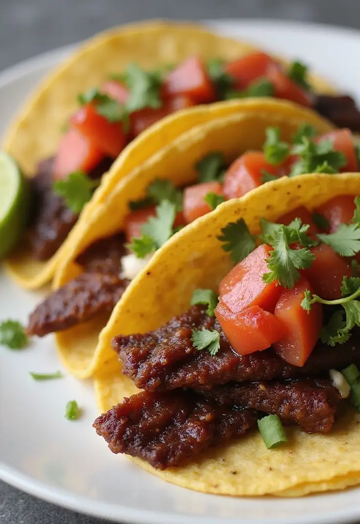 26 Steak Taco Recipes That Bring the Heat - 8. Beef Jerky Tacos