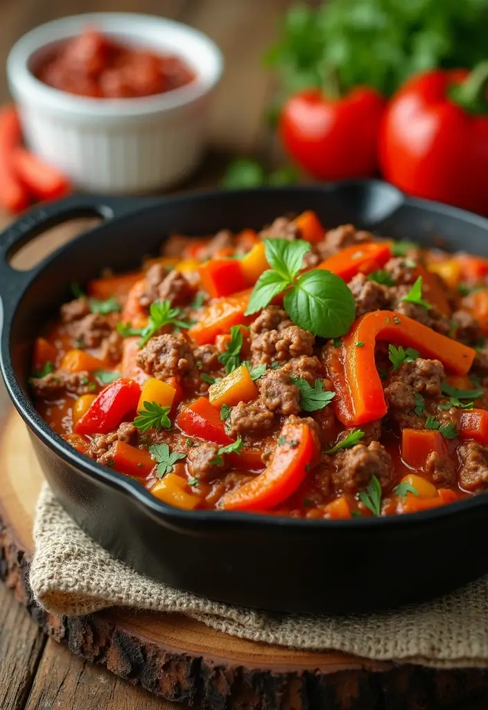 27 Beef Casserole Recipes Perfect for Comfort Food Nights - 20. Beef and Peppers Casserole