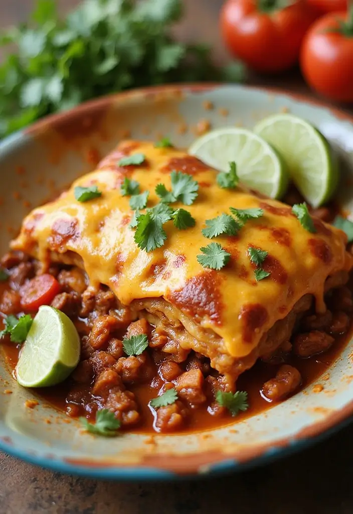 27 Beef Casserole Recipes Perfect for Comfort Food Nights - 3. Spicy Beef Enchilada Casserole