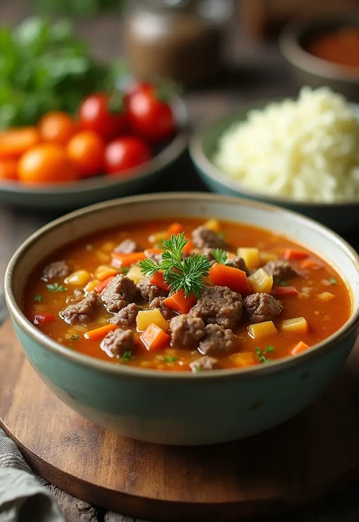 27 Beef Soup Recipes That Warm the Soul - 13. Beef and Cabbage Soup