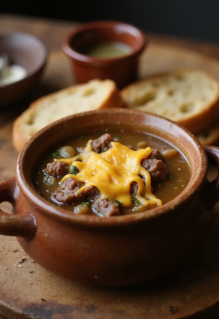 27 Beef Soup Recipes That Warm the Soul - 24. French Onion Beef Soup