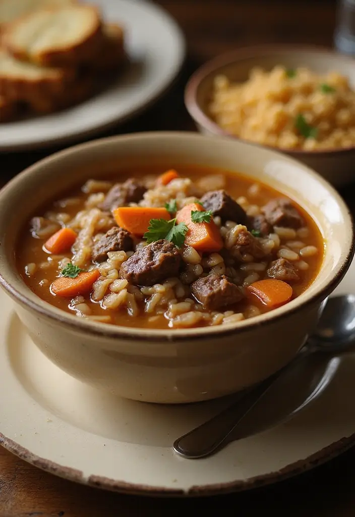 27 Beef Soup Recipes That Warm the Soul - 27. Beef and Wild Rice Soup