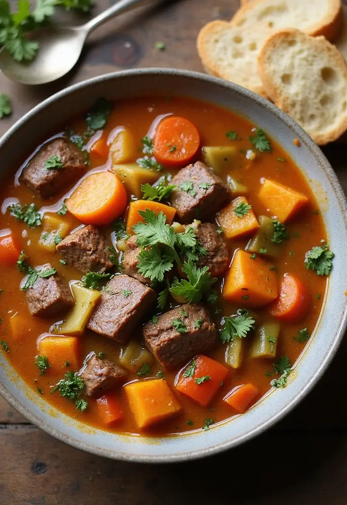 27 Beef Soup Recipes That Warm the Soul - 3. Hearty Beef and Vegetable Soup