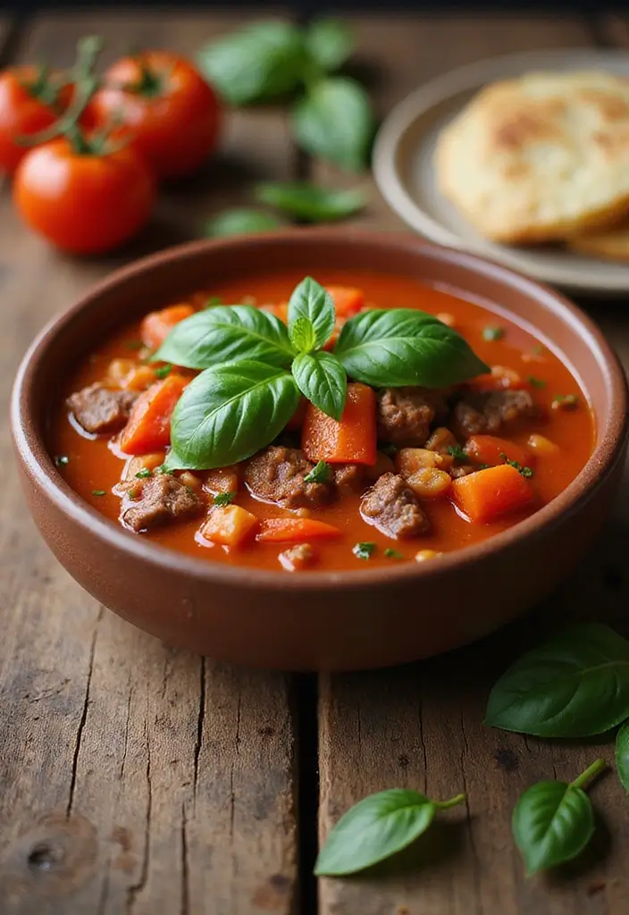 27 Beef Soup Recipes That Warm the Soul - 4. Savory Tomato Beef Soup