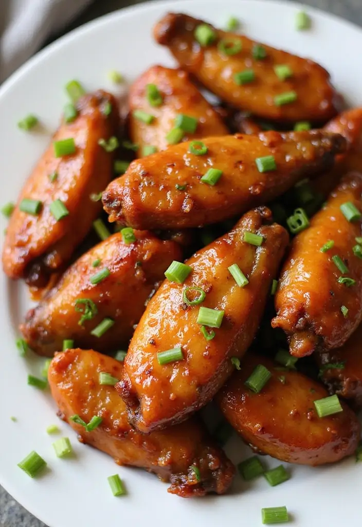 27 Chicken Appetizer Recipes That Disappear Fast - 11. Honey Garlic Chicken Wings