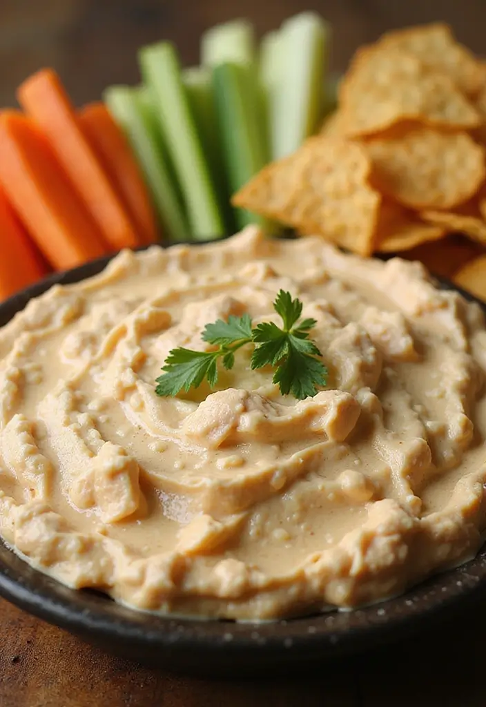27 Chicken Appetizer Recipes That Disappear Fast - 17. Creamy Chicken Dip