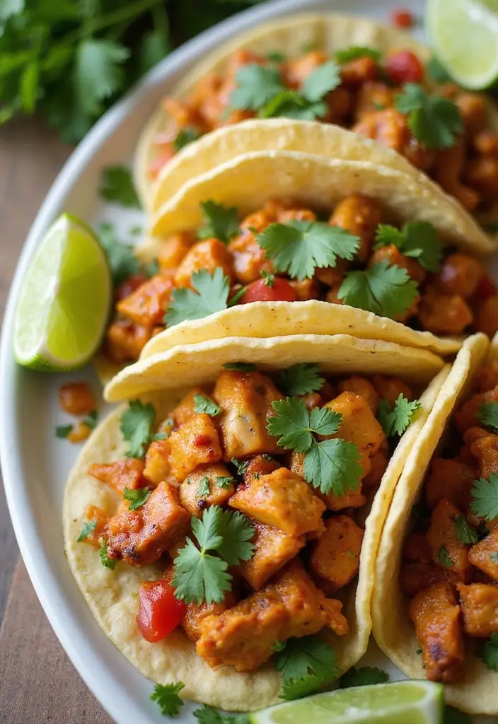 27 Chicken Appetizer Recipes That Disappear Fast - 23. Chipotle Chicken Tacos