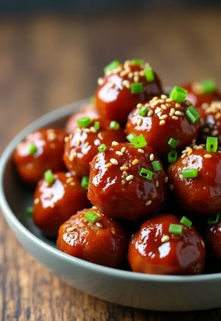 27 Chicken Appetizer Recipes That Disappear Fast - 6. Teriyaki Chicken Meatballs