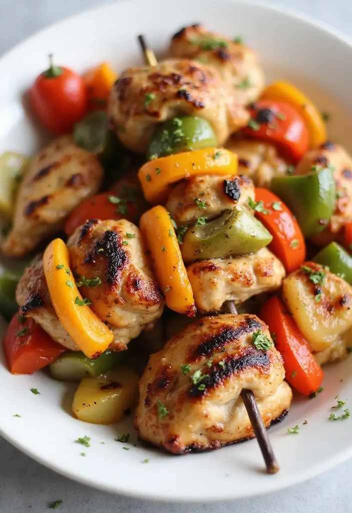 27 Chicken Appetizer Recipes That Disappear Fast - 7. Mediterranean Chicken Kabobs