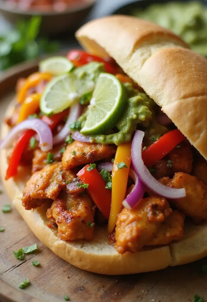 27 Chicken Sandwich Recipes That Beat Takeout - 10. Chicken Fajita Sandwich