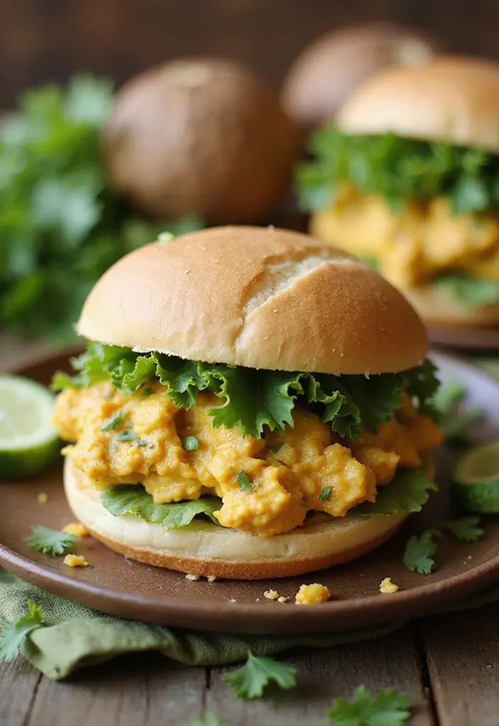27 Chicken Sandwich Recipes That Beat Takeout - 15. Coconut Curry Chicken Sandwich