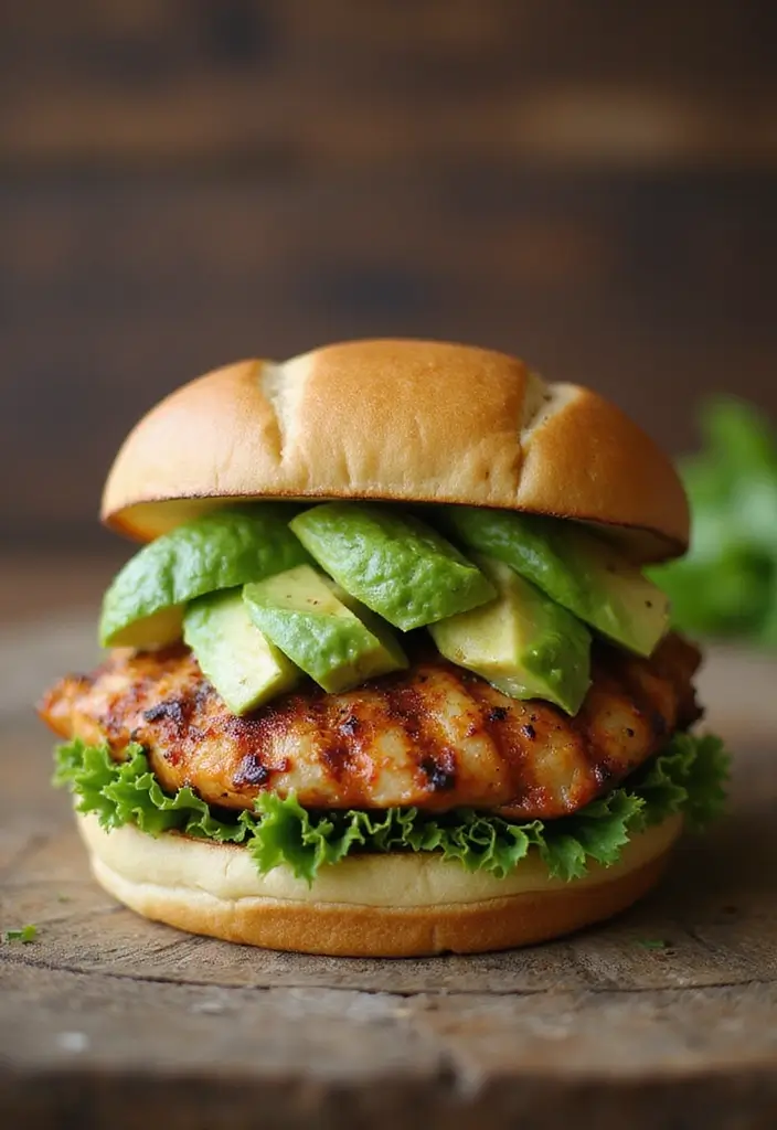 27 Chicken Sandwich Recipes That Beat Takeout - 18. Grilled Chicken Sandwich with Avocado