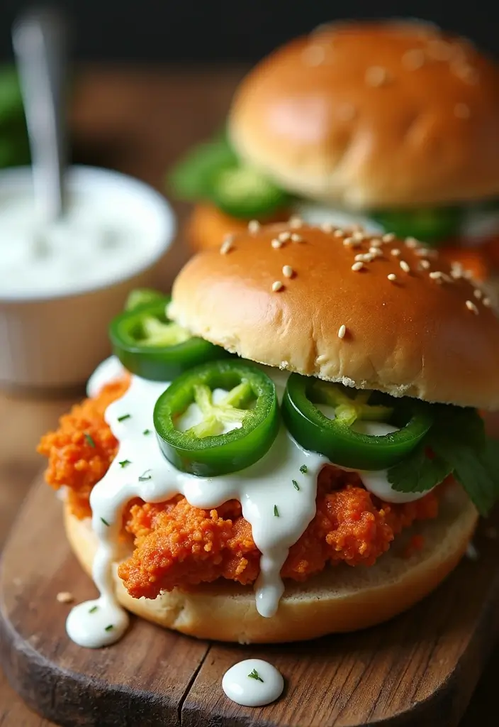 27 Chicken Sandwich Recipes That Beat Takeout - 2. Spicy Jalapeño Chicken Sandwich