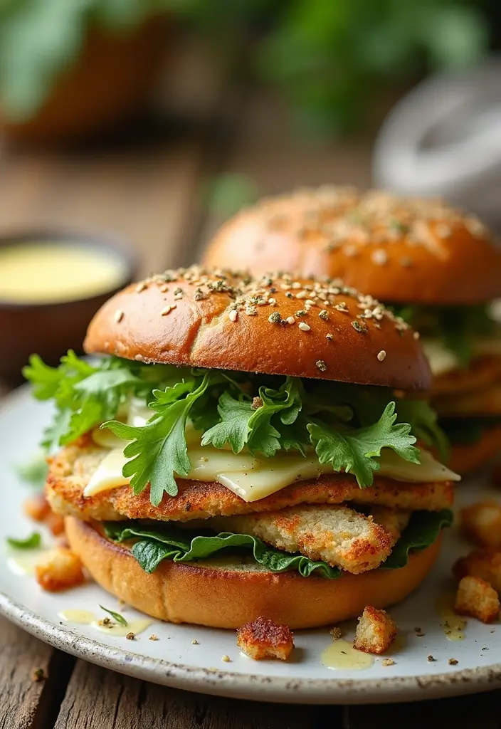 27 Chicken Sandwich Recipes That Beat Takeout - 21. Chicken Caesar Sandwich