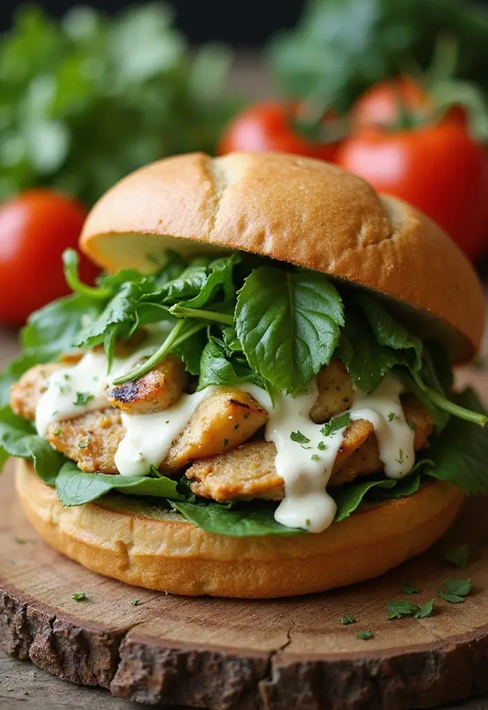 27 Chicken Sandwich Recipes That Beat Takeout - 24. Chicken and Spinach Sandwich