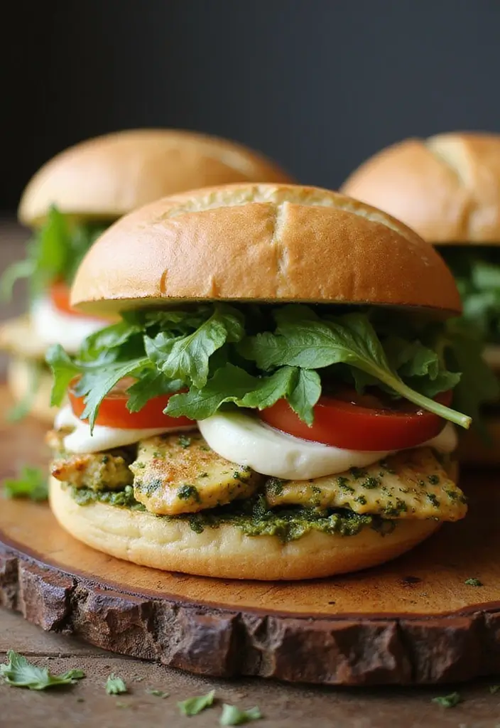 27 Chicken Sandwich Recipes That Beat Takeout - 7. Pesto Chicken Sandwich