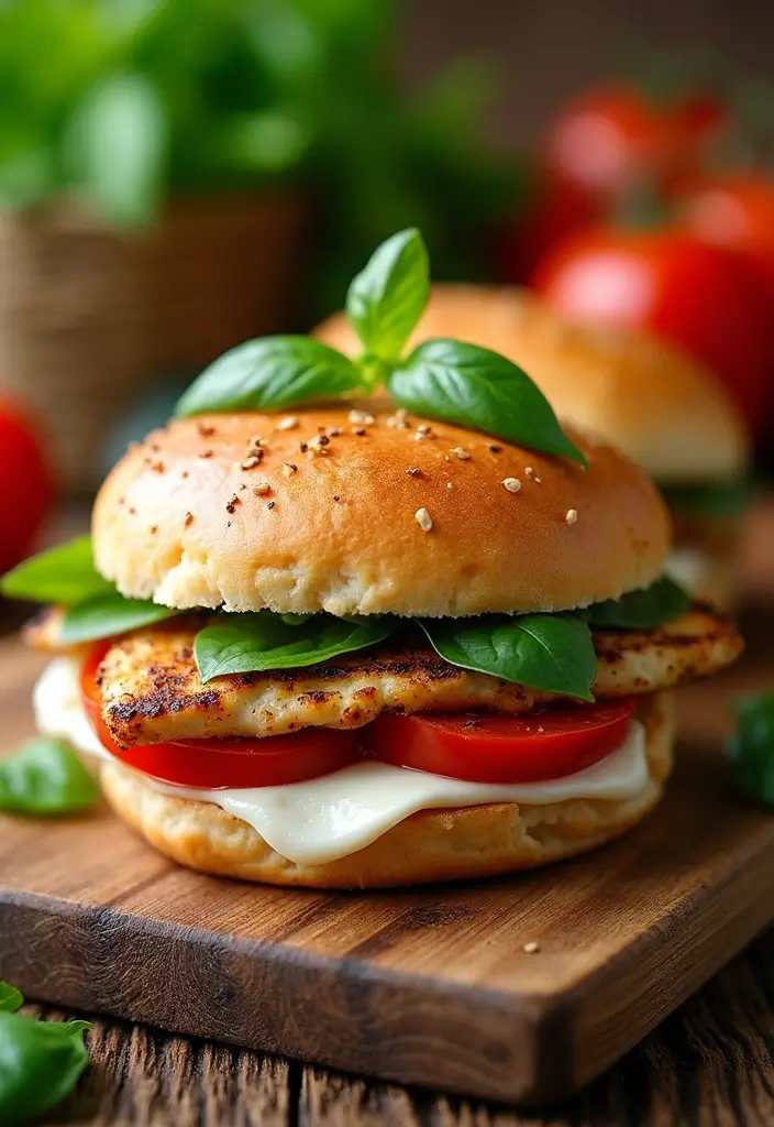 27 Chicken Sandwich Recipes That Beat Takeout - 9. Chicken Caprese Sandwich