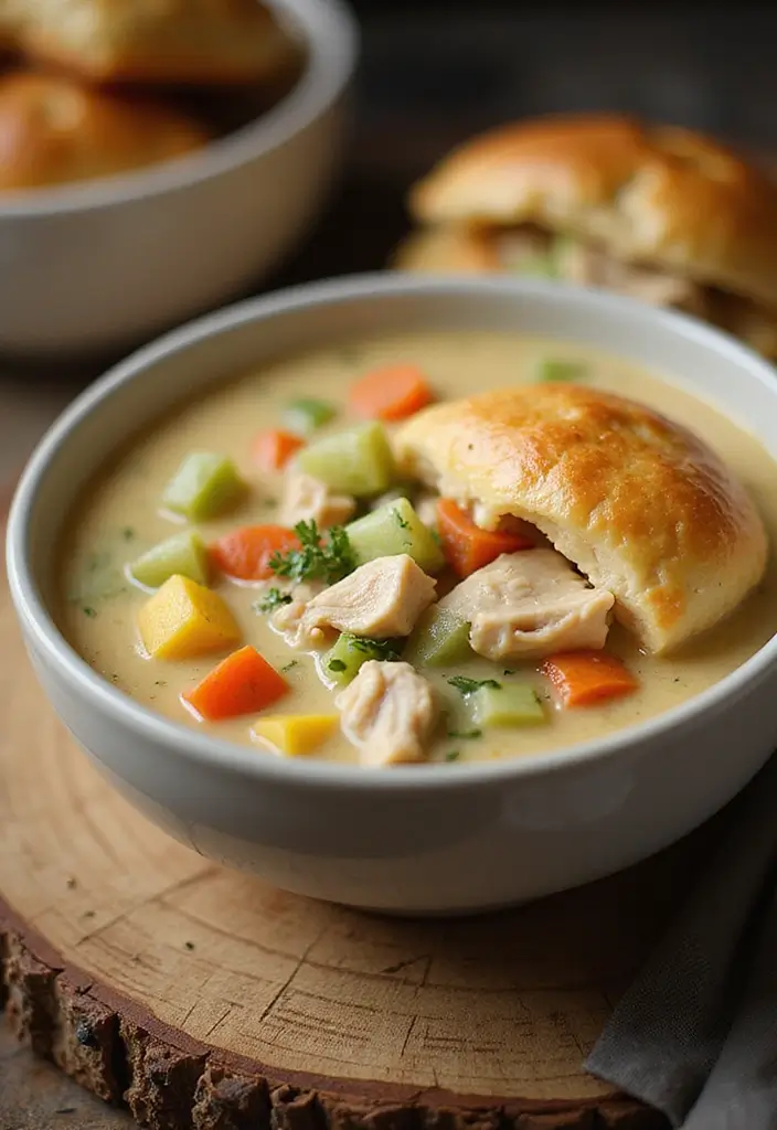 27 Chicken Soup Recipes That Heal and Comfort - 16. Chicken Pot Pie Soup