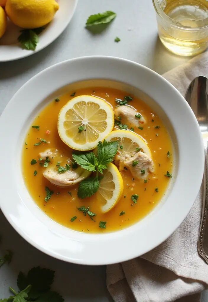 27 Chicken Soup Recipes That Heal and Comfort - 2. Lemon-Ginger Chicken Soup