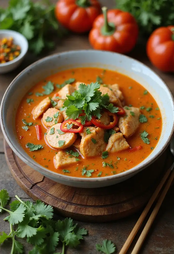 27 Chicken Soup Recipes That Heal and Comfort - 3. Spicy Thai Chicken Soup