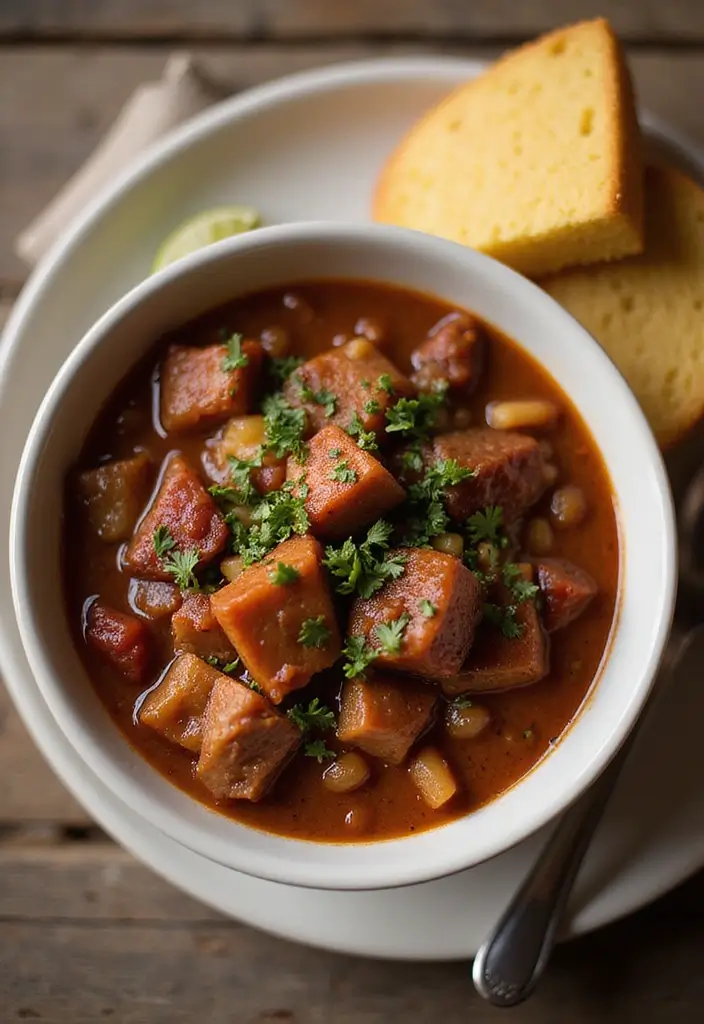 27 Crispy Pork Belly Recipes You’ll Crave Again - 21. Pork Belly Chili