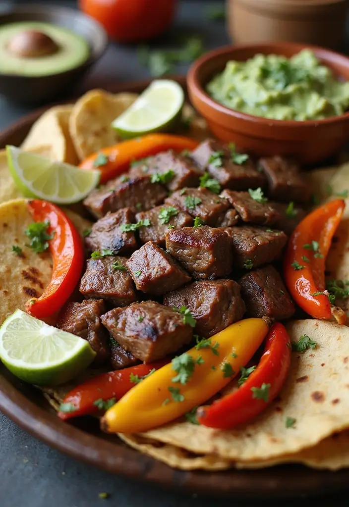 27 Garlic Butter Steak Recipes Everyone Will Love - 11. Garlic Butter Steak Fajitas