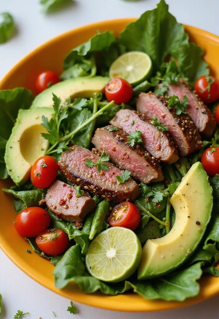 27 Garlic Butter Steak Recipes Everyone Will Love - 15. Garlic Butter Steak Salad
