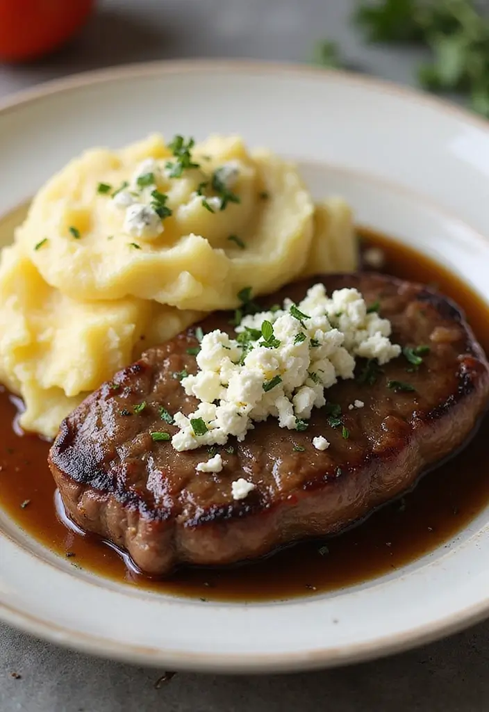 27 Garlic Butter Steak Recipes Everyone Will Love - 17. Garlic Butter Steak with Blue Cheese