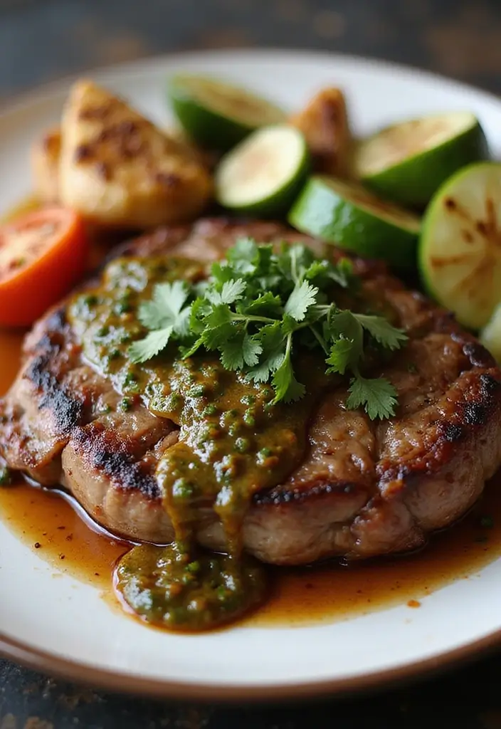 27 Garlic Butter Steak Recipes Everyone Will Love - 4. Garlic Butter Steak with Chimichurri