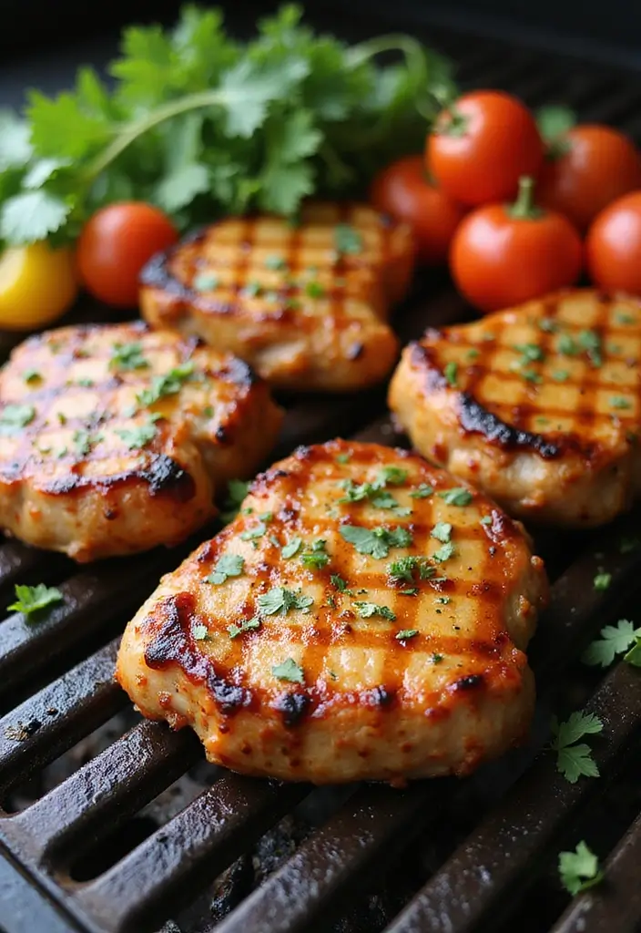 27 Grilled Meat Recipes for BBQ Lovers - 2. Spicy Grilled Pork Chops with Chipotle Marinade