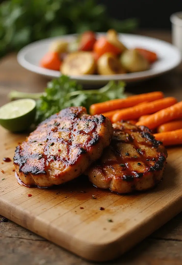 27 Grilled Meat Recipes for BBQ Lovers - 26. Grilled Teriyaki Pork Chops