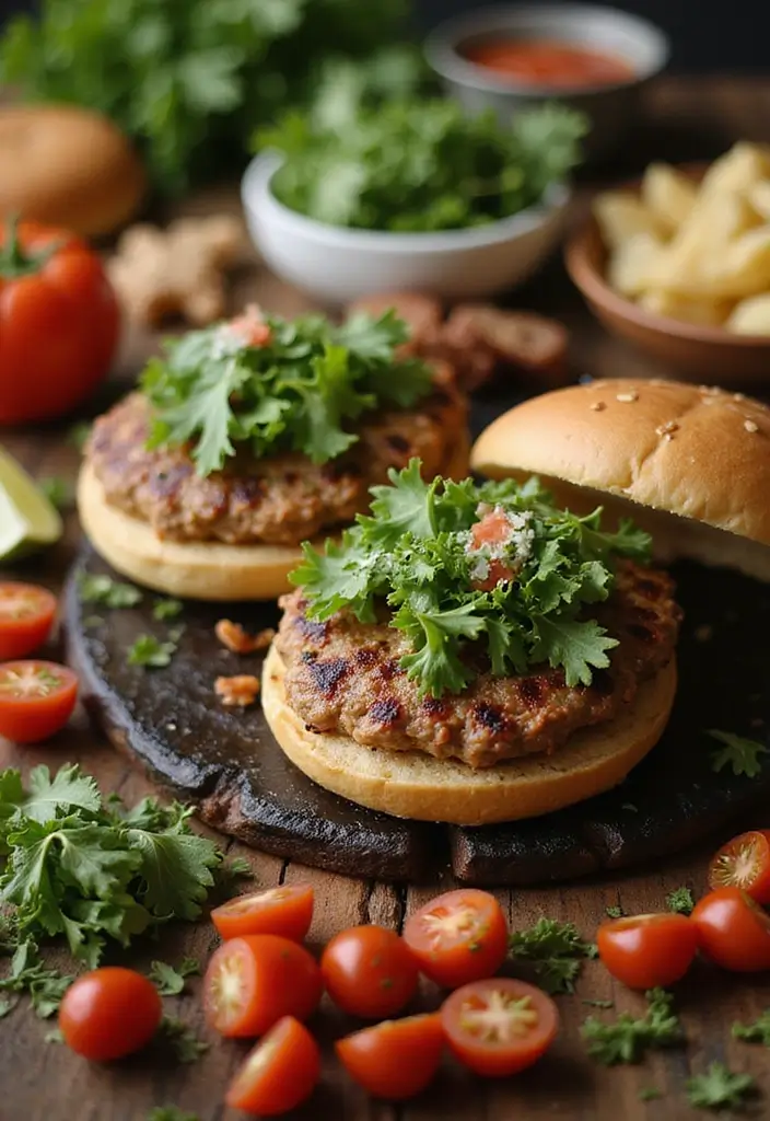 27 Grilled Meat Recipes for BBQ Lovers - 7. Herb-Crusted Grilled Turkey Burgers
