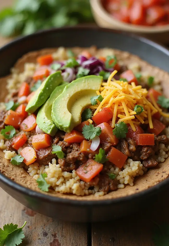 27 Ground Beef Recipes That Are Easy and Delicious - 13. Mexican Beef Rice Bowl