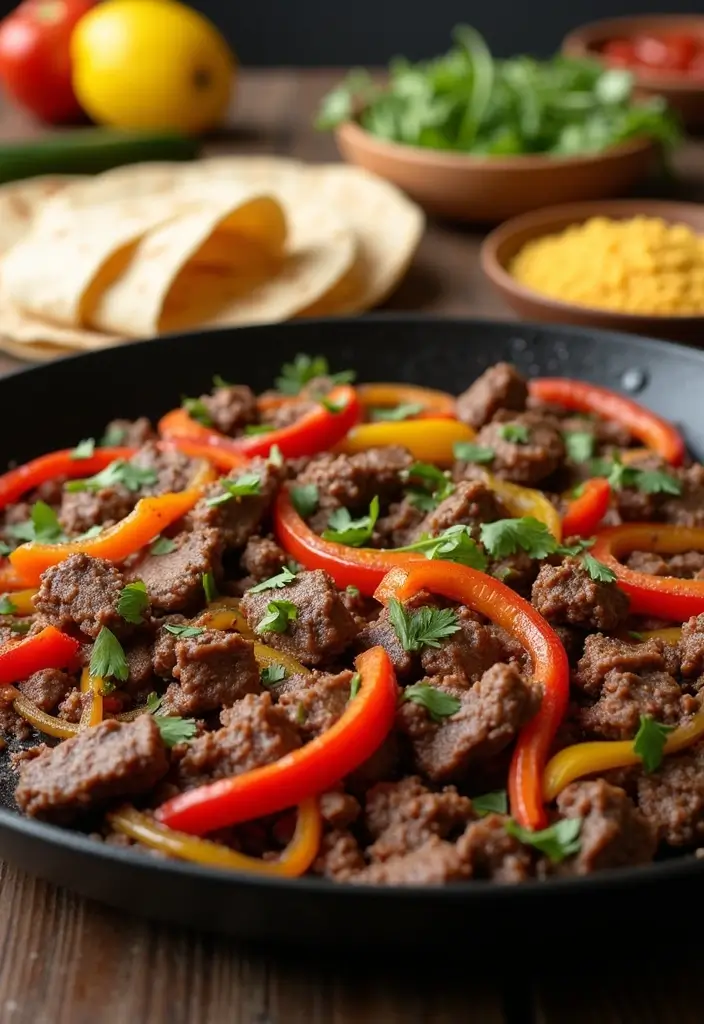27 Ground Beef Recipes That Are Easy and Delicious - 20. Beef Fajitas