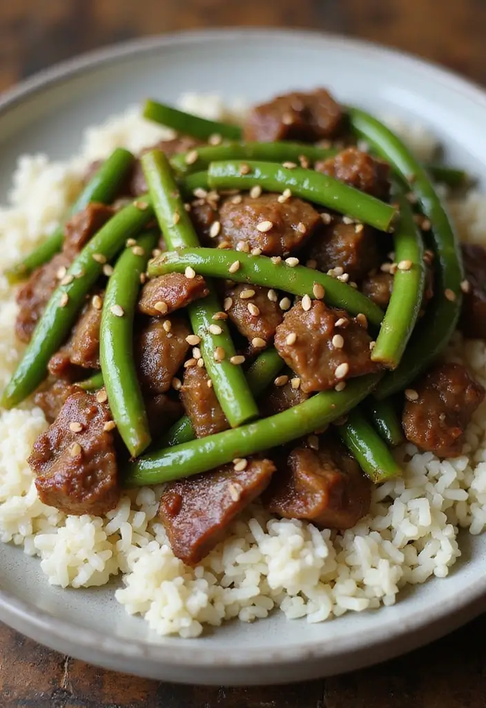 27 Ground Beef Recipes That Are Easy and Delicious - 24. Beef and Green Bean Stir-Fry