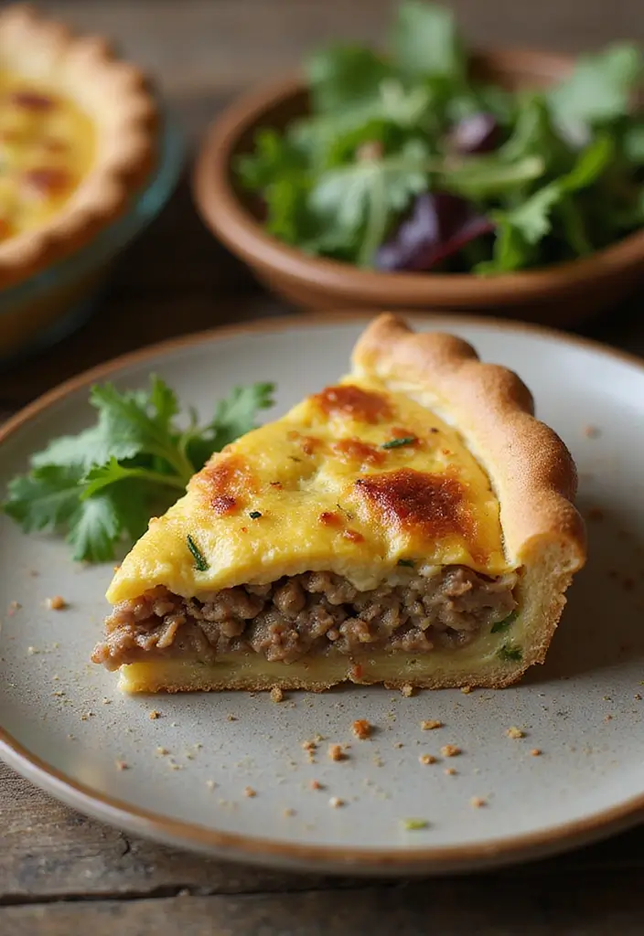 27 Ground Meat Recipes for Creative Home Cooks - 12. Ground Meat Quiche