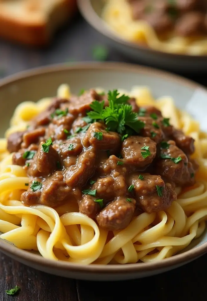 27 Ground Meat Recipes for Creative Home Cooks - 17. Ground Beef Stroganoff