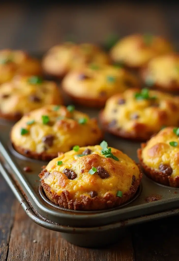 27 Ground Meat Recipes for Creative Home Cooks - 19. Ground Beef and Egg Breakfast Muffins