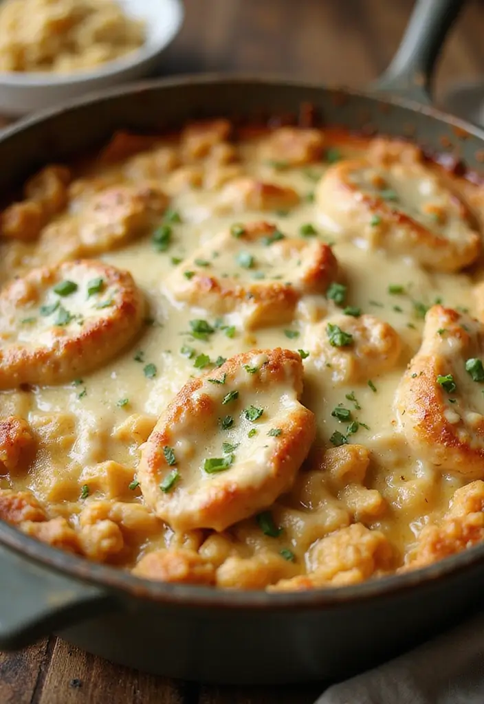 27 Ground Meat Recipes for Creative Home Cooks - 22. Ground Chicken Alfredo Bake