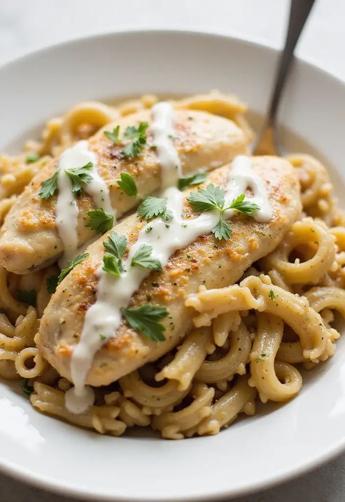 27 Healthy Chicken Recipes Under 400 Calories - 17. Creamy Garlic Chicken