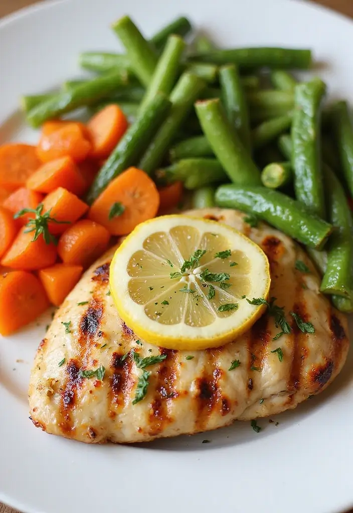 27 Healthy Chicken Recipes Under 400 Calories - 18. Lemon Herb Chicken