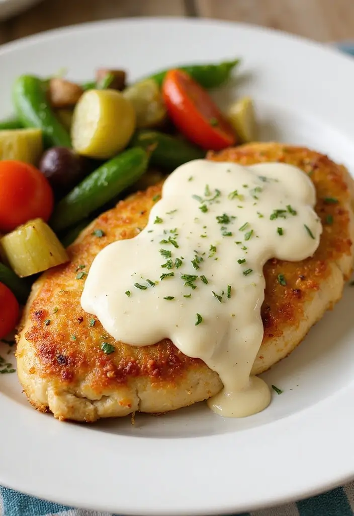 27 Healthy Chicken Recipes Under 400 Calories - 20. Garlic Parmesan Chicken