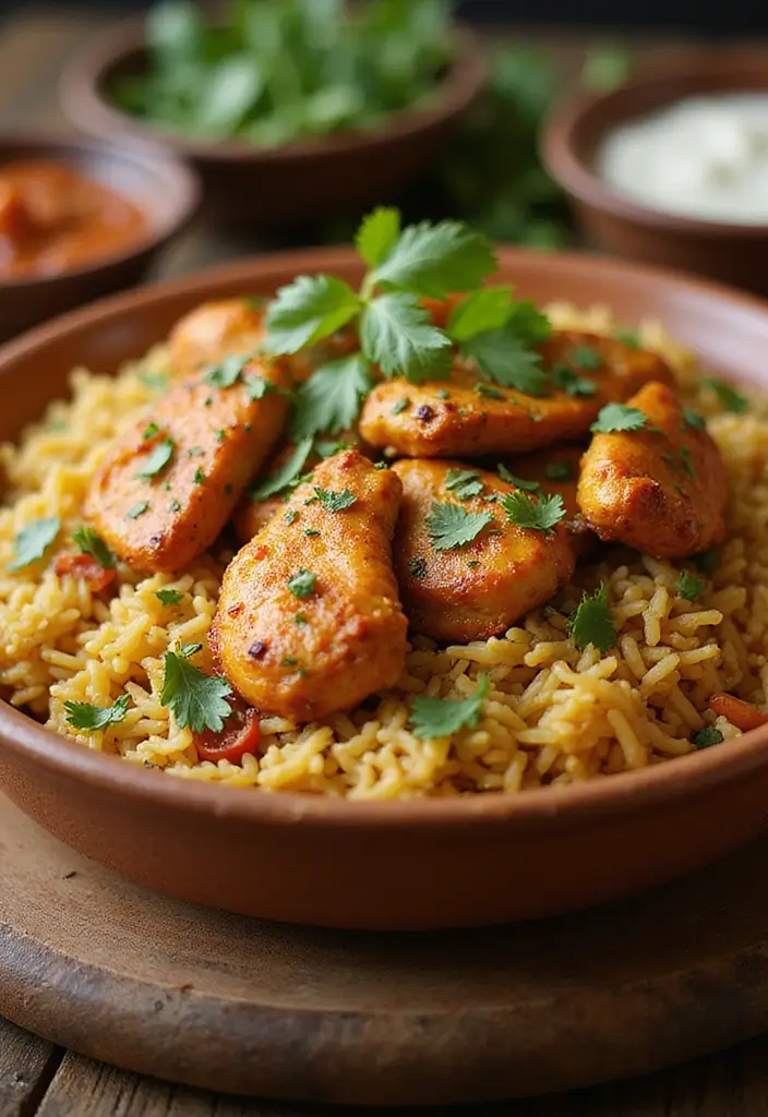 27 Healthy Chicken Recipes Under 400 Calories - 25. Chicken Biryani
