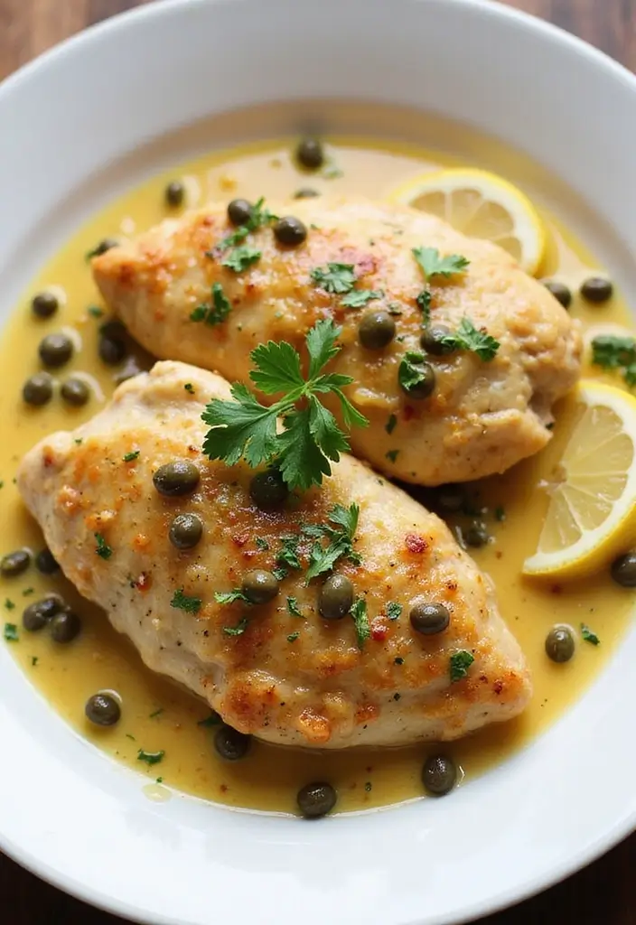 27 Healthy Chicken Recipes Under 400 Calories - 26. Chicken Piccata