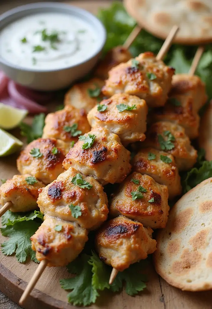 27 Healthy Chicken Recipes Under 400 Calories - 27. Chicken Souvlaki