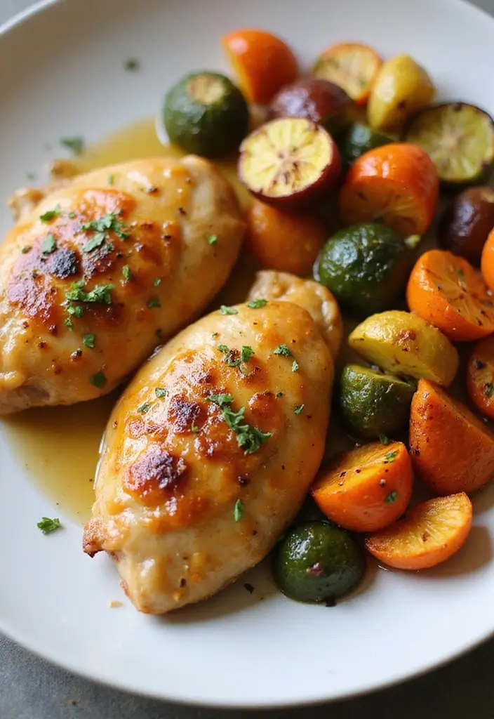 27 Healthy Chicken Recipes Under 400 Calories - 6. Honey Mustard Chicken