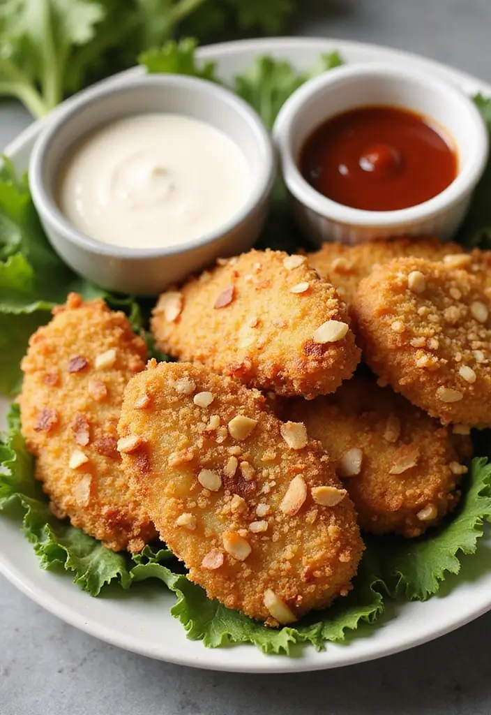 27 Healthy Meat Recipes Packed with Protein - 13. Almond-Crusted Chicken Tenders