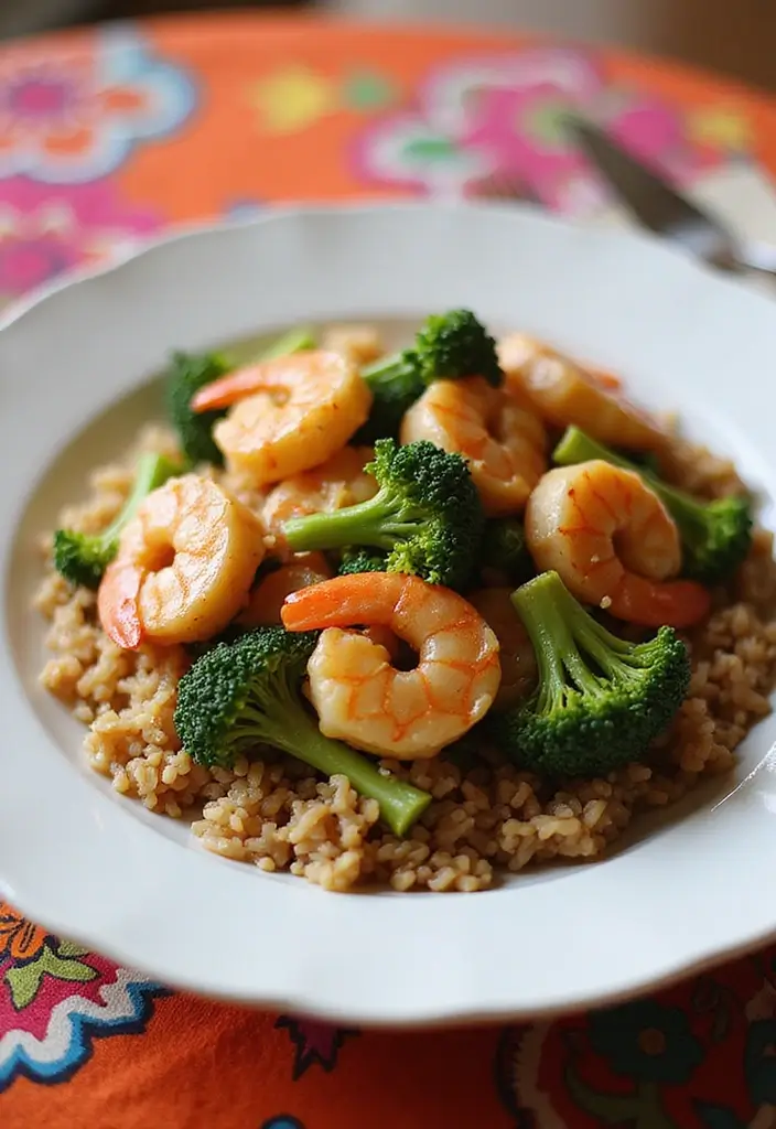 27 Healthy Meat Recipes Packed with Protein - 24. Shrimp and Broccoli Stir-Fry