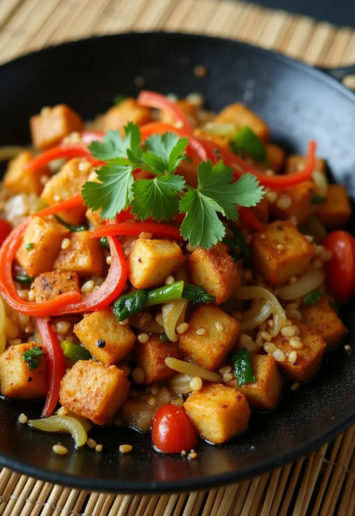 27 Healthy Meat Recipes Packed with Protein - 5. Tempeh Stir-Fry